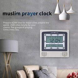 Muslim Islamic Praying Clock Muslim Azan Athan Prayer Alarm Wall Table Clock for Prayer HA4012